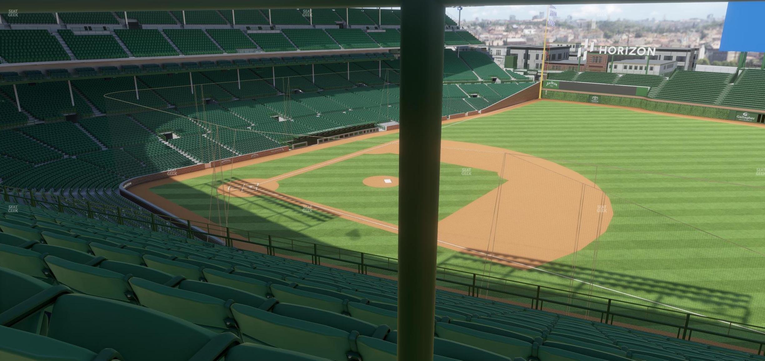 Seating view for Wrigley Field Section 327 Right