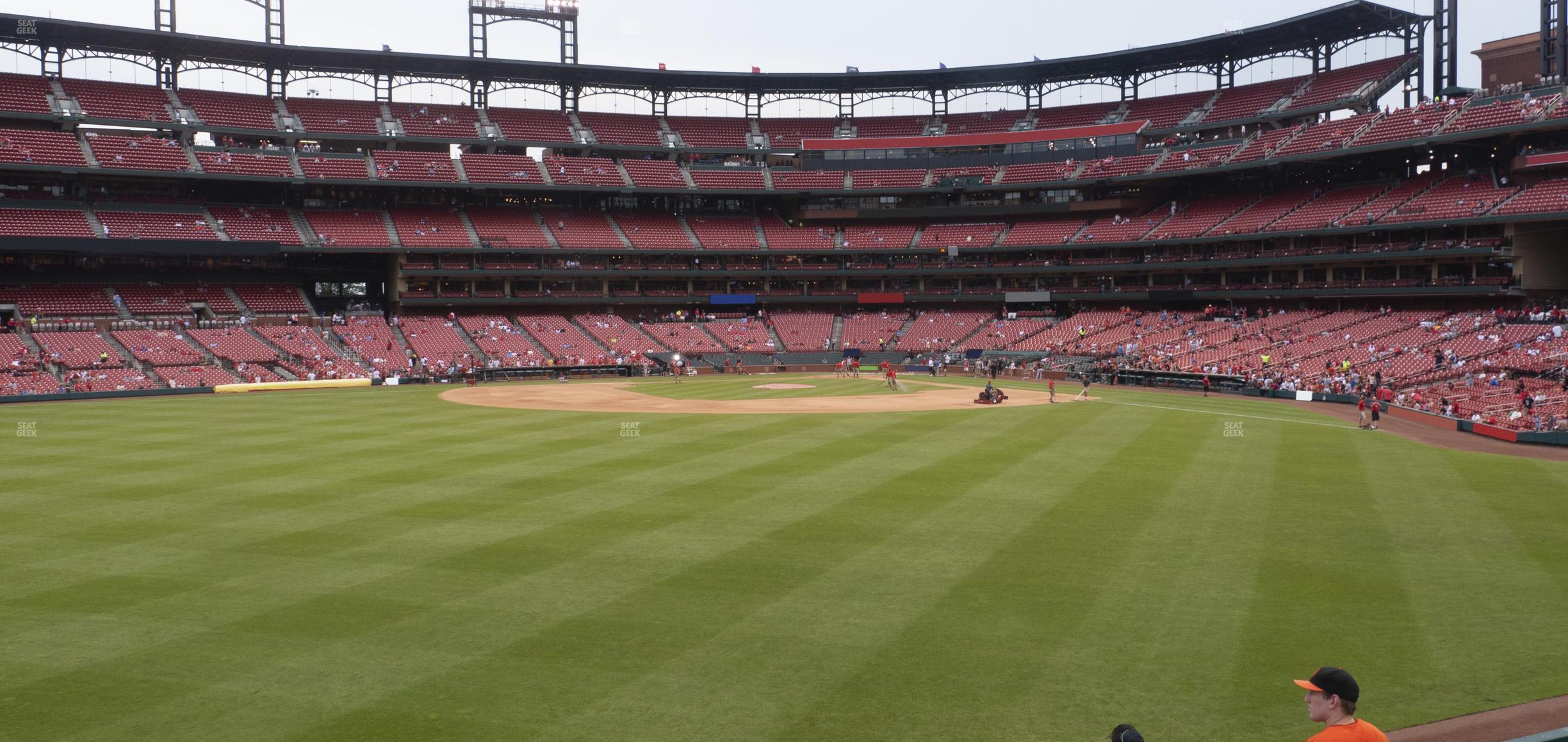 Seating view for Busch Stadium Section Lower Left Field Bleachers 193