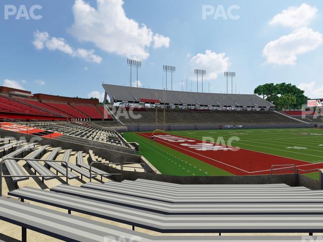 Seating view for Carter-Finley Stadium Section 120