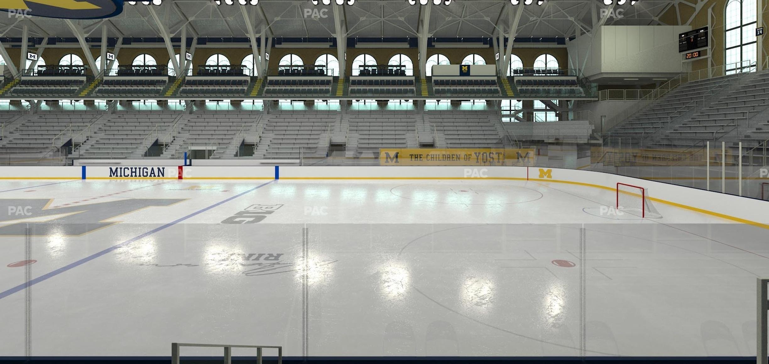 Seating view for Yost Arena Section 6