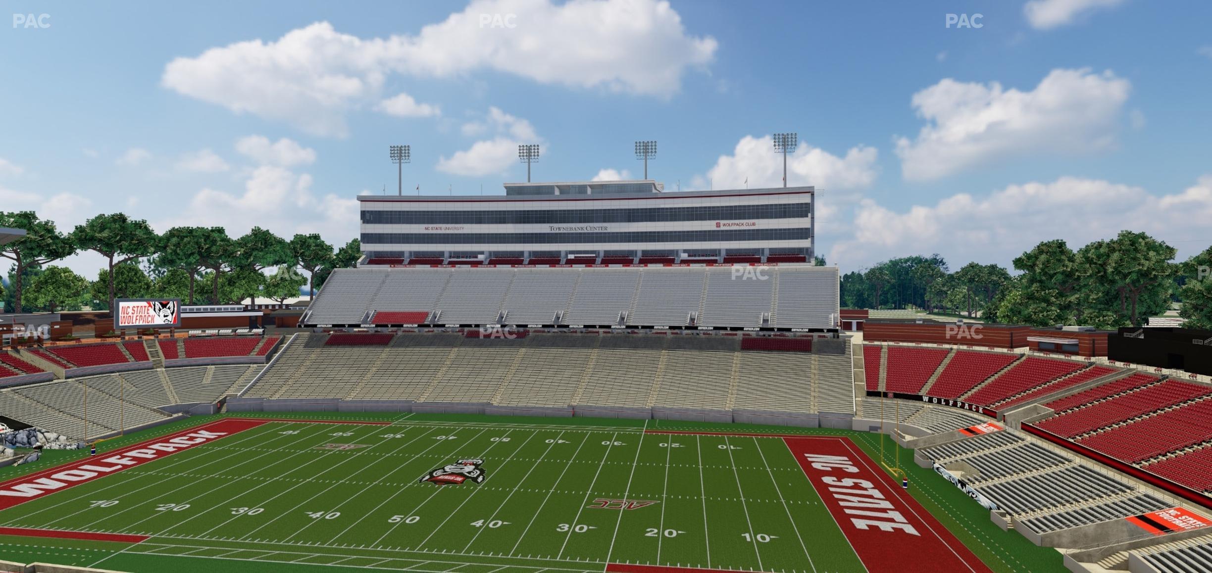 Seating view for Carter-Finley Stadium Section 10