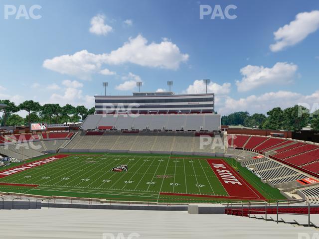 Seating view for Carter-Finley Stadium Section 10