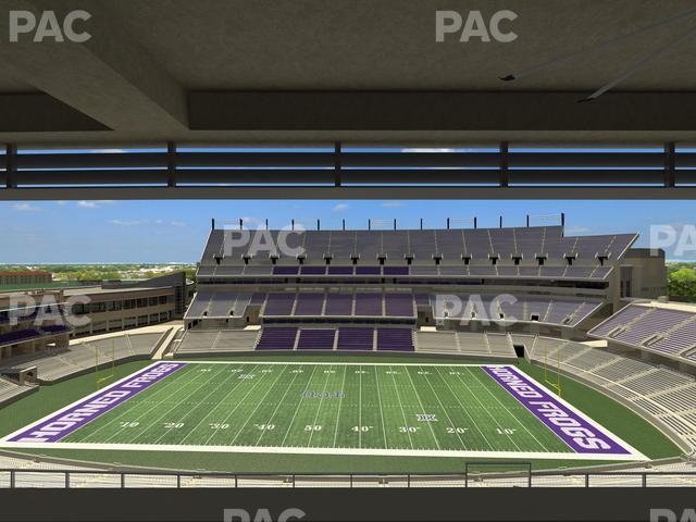 Seating view for Amon G Carter Stadium Section Legends Club 330