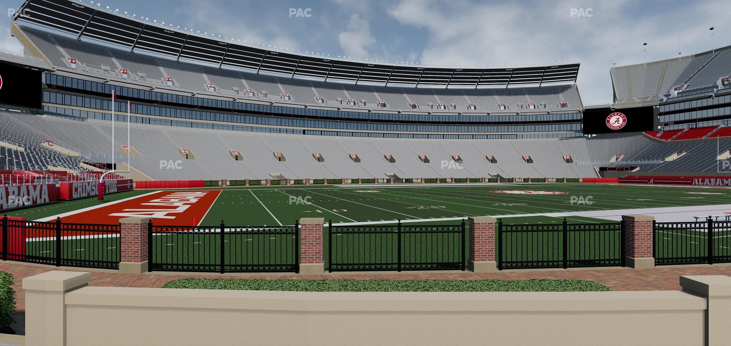 Seating view for Bryant Denny Stadium Section L