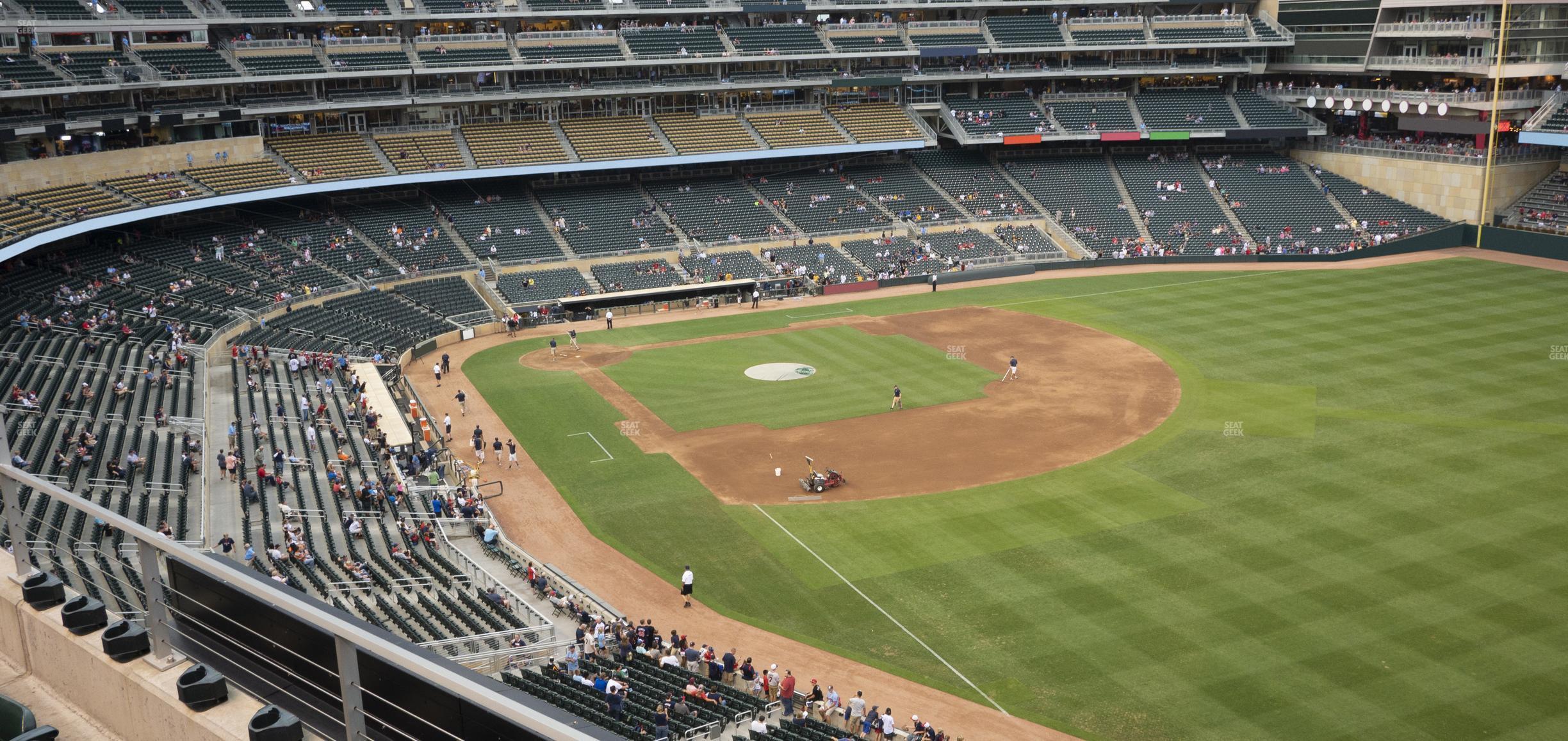 Seating view for Target Field Section 202