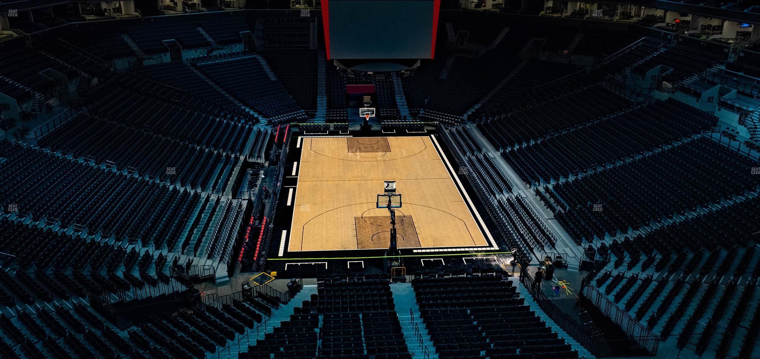 Seating view for Barclays Center Section 201 Wc