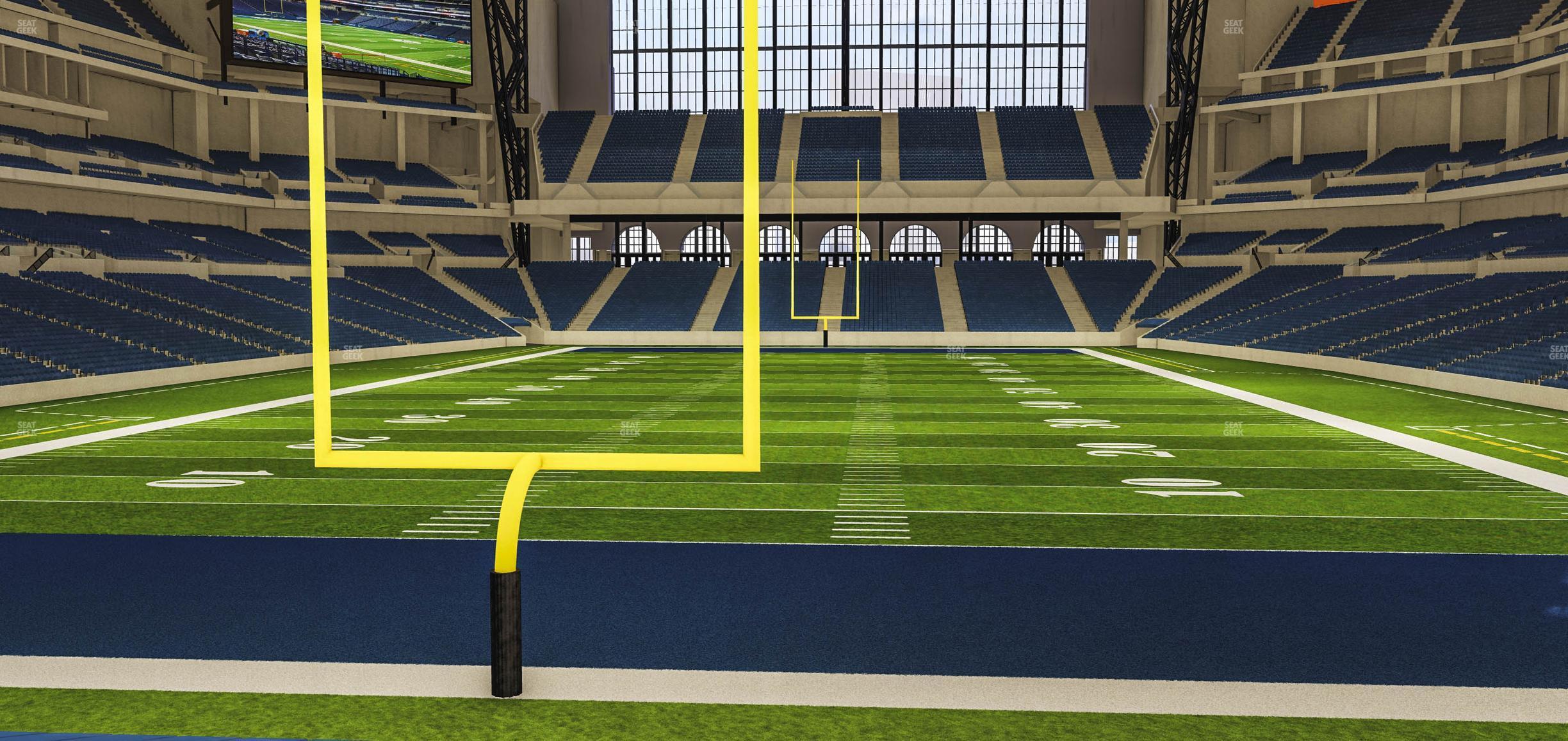 Seating view for Lucas Oil Stadium Section 126