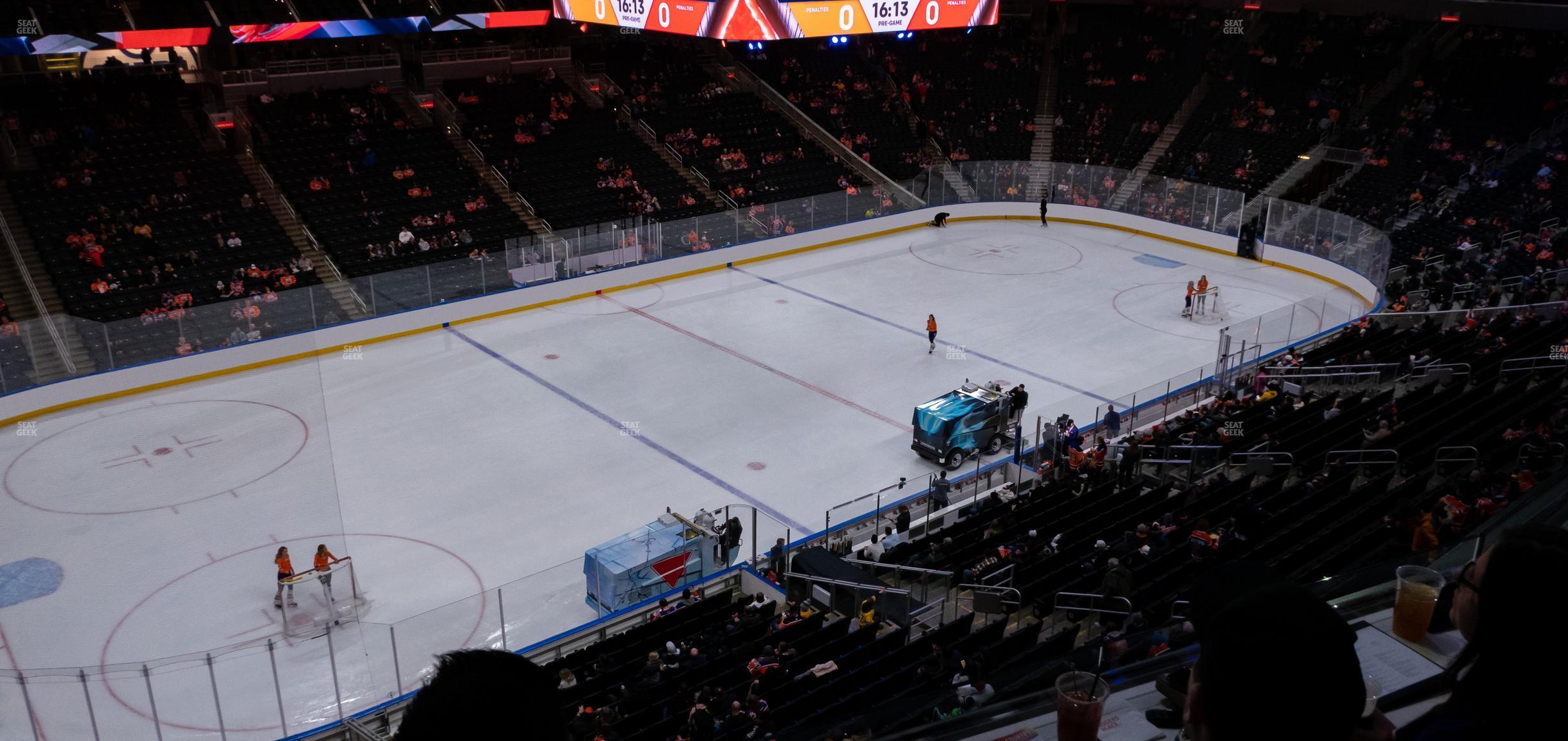 Seating view for Rogers Place Section Loge 10