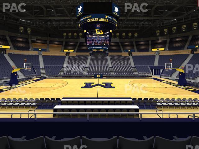 Seating view for Crisler Center Section 123