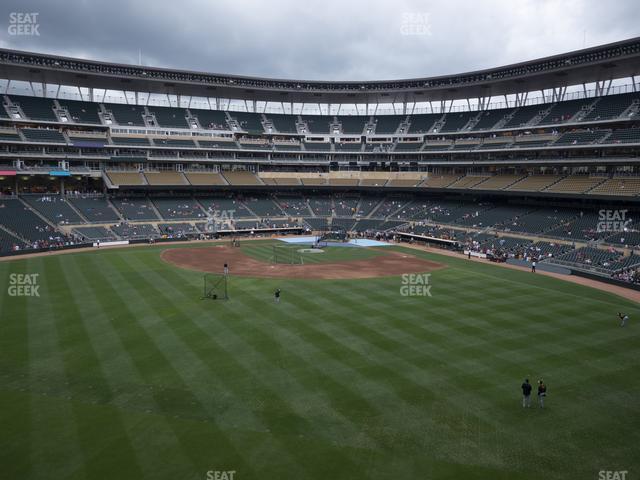 Seating view for Target Field Section 233