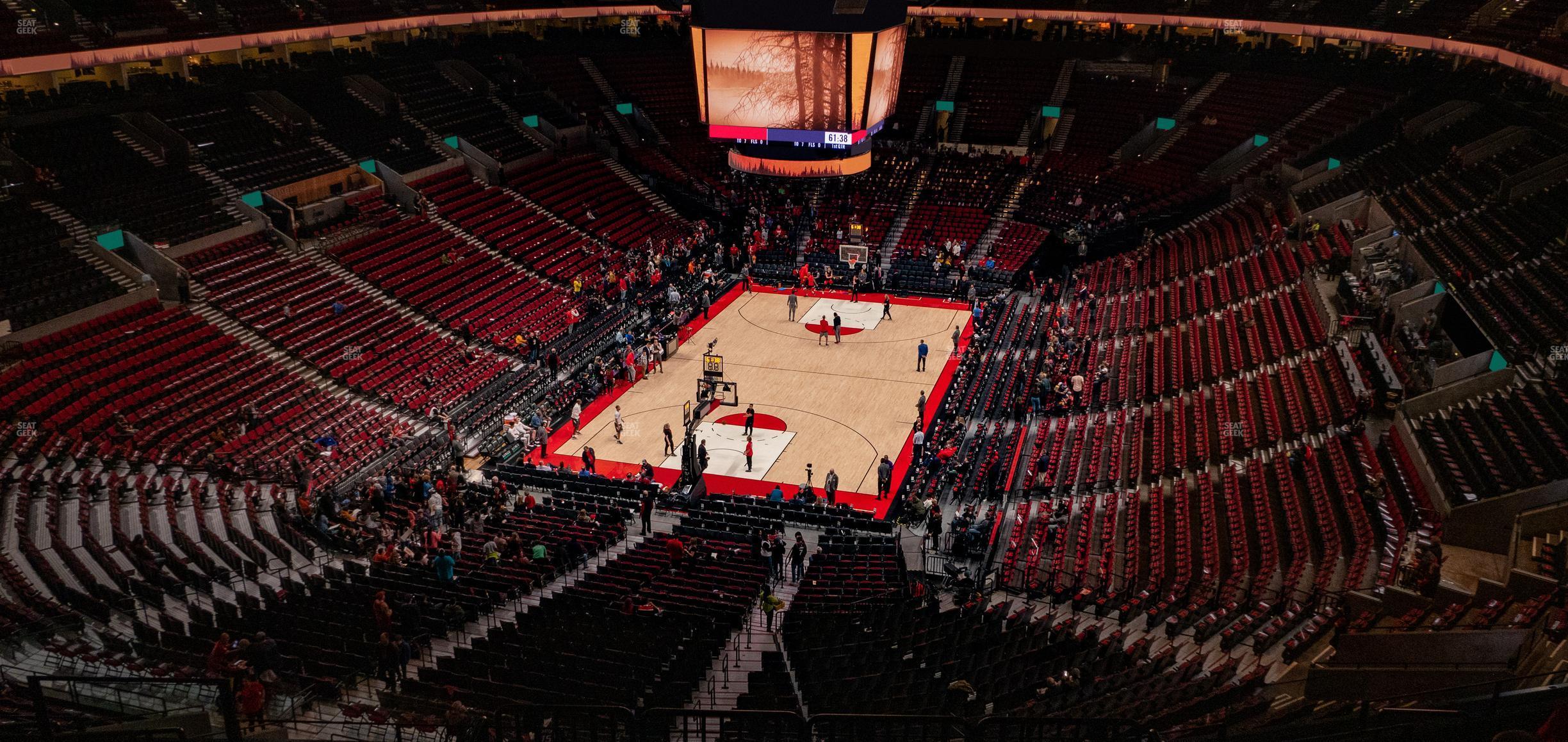 Seating view for Moda Center Section 325