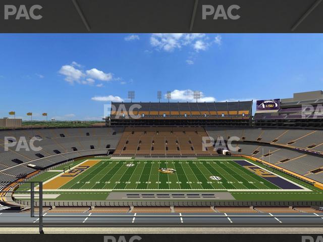 Seating view for Tiger Stadium Section Club 207