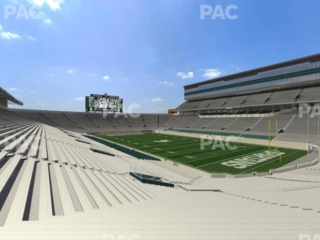 Seating view for Spartan Stadium (Michigan) Section 4