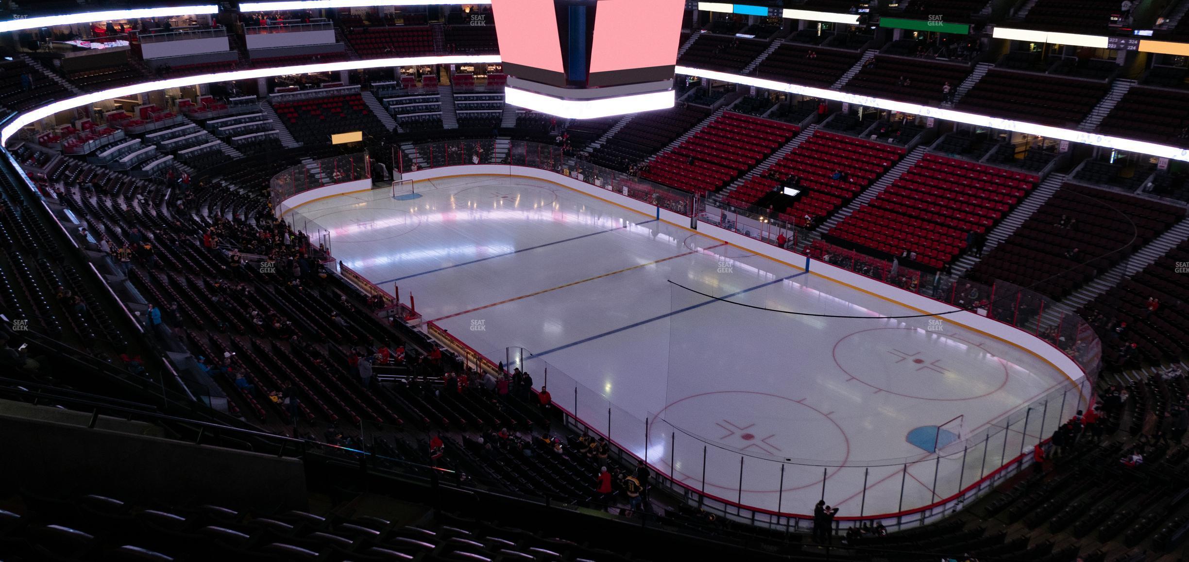 Seating view for Canadian Tire Centre Section 304