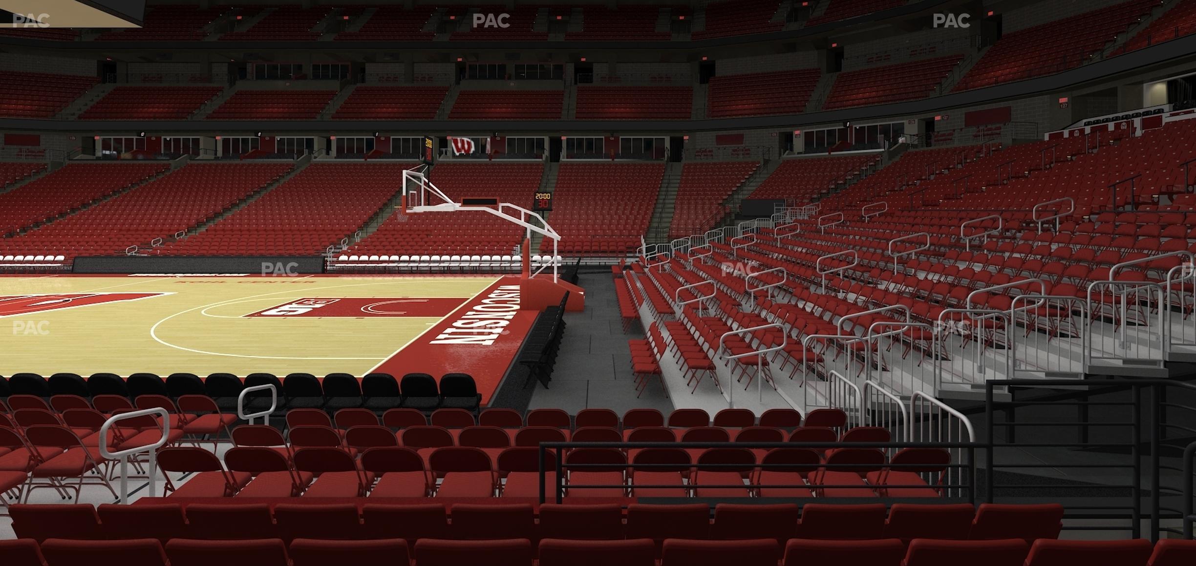 Seating view for Kohl Center Section 106