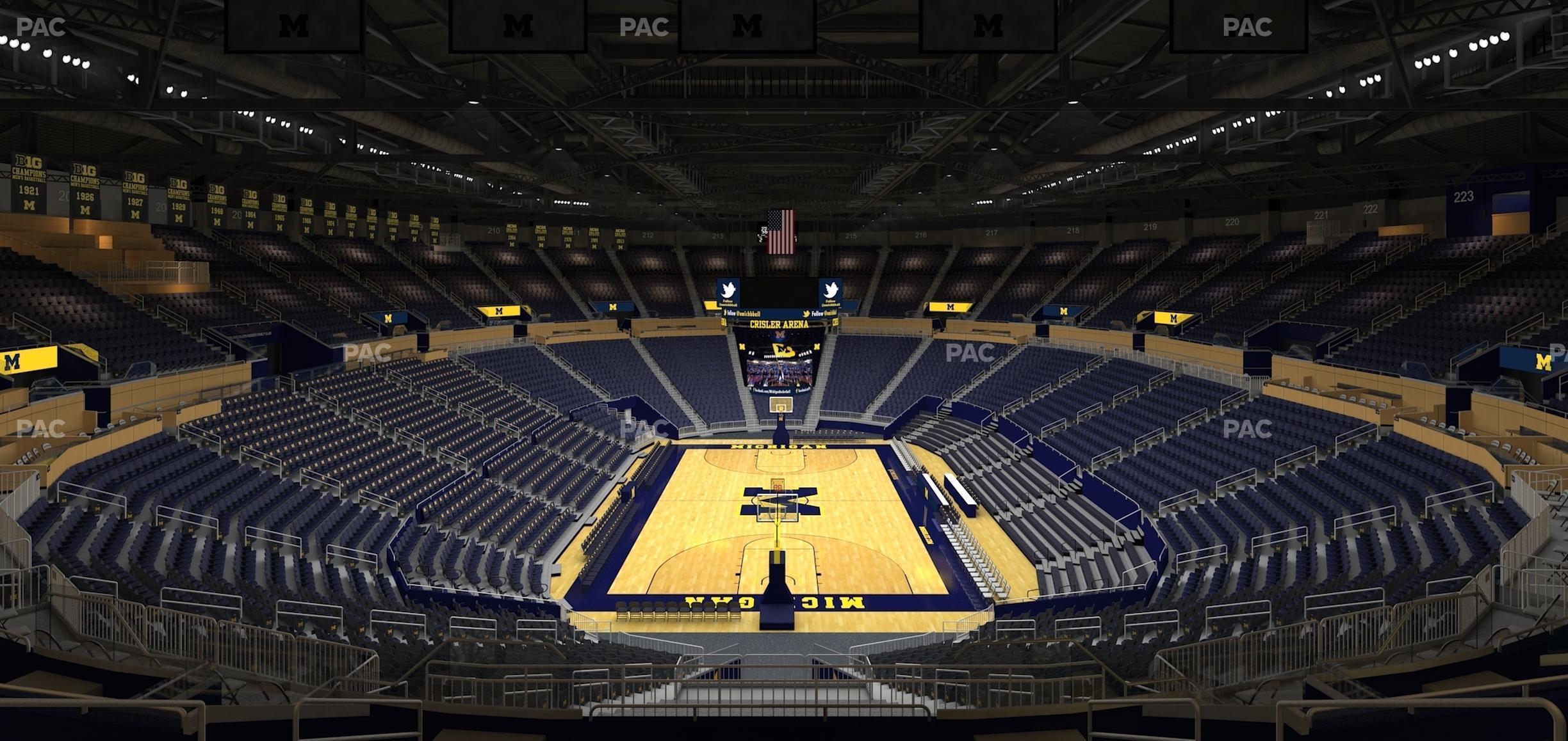 Seating view for Crisler Center Section 232