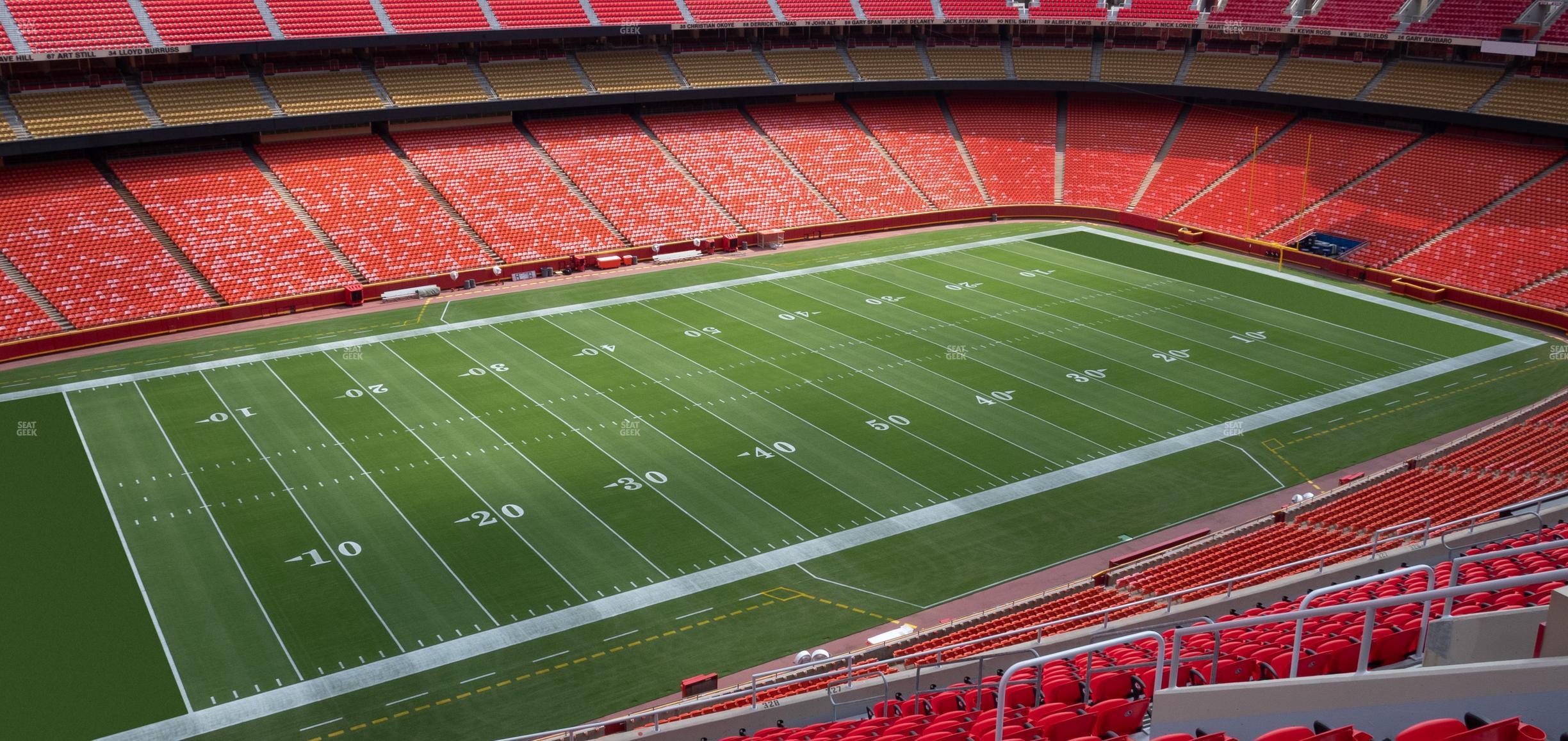 Seating view for GEHA Field at Arrowhead Stadium Section 328