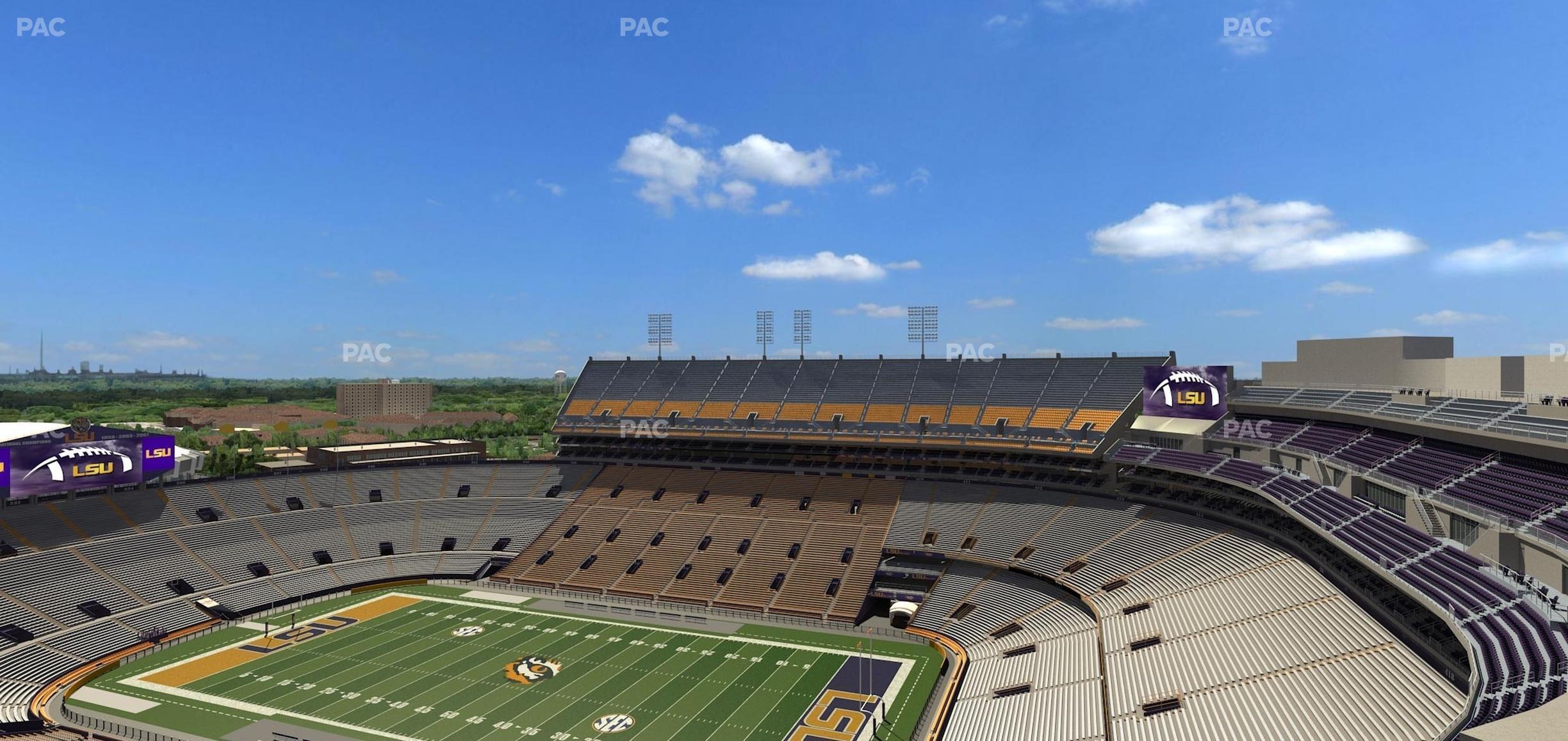 Seating view for Tiger Stadium Section 611