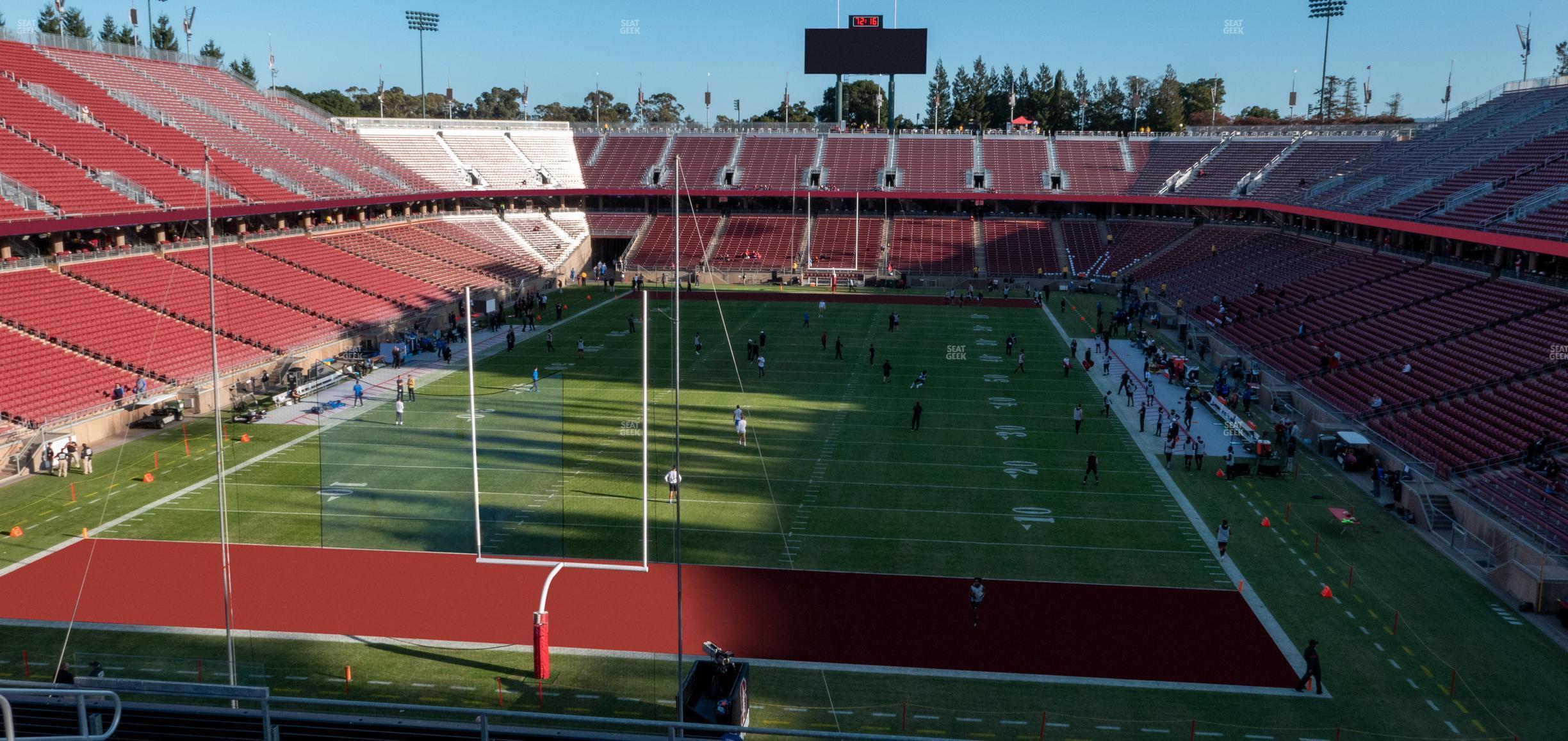 Seating view for Stanford Stadium Section 222