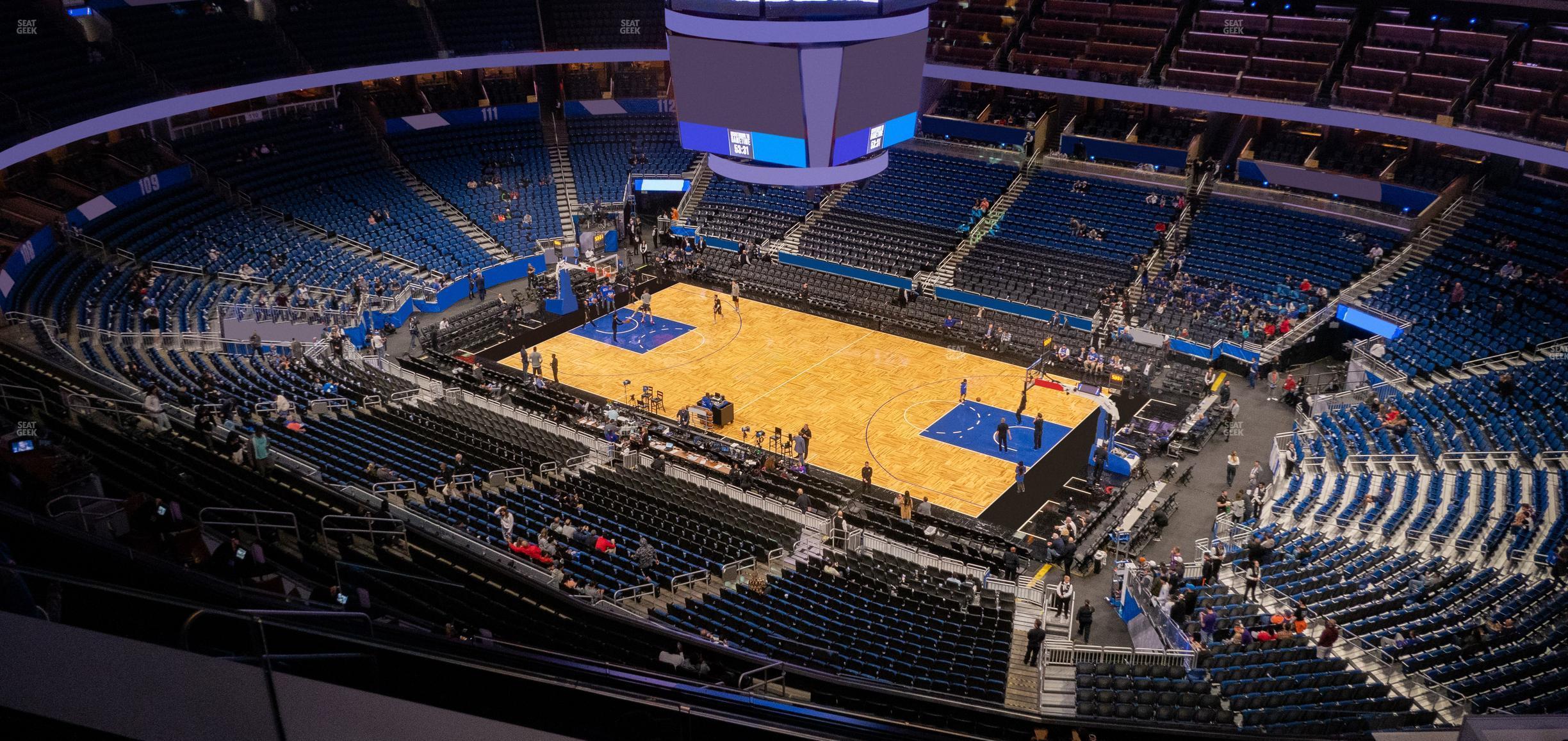 Seating view for Kia Center Section 206