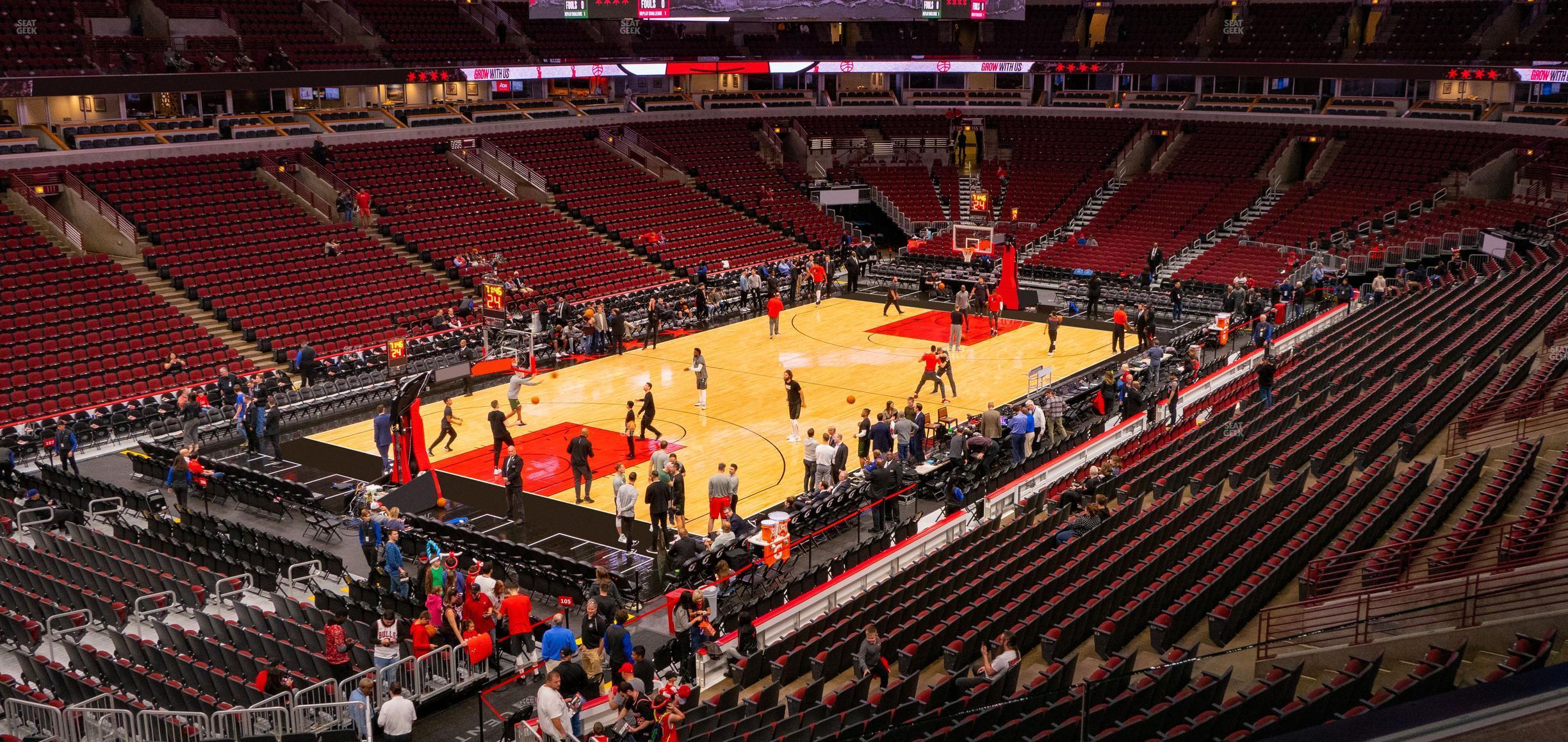 Seating view for United Center Section 205