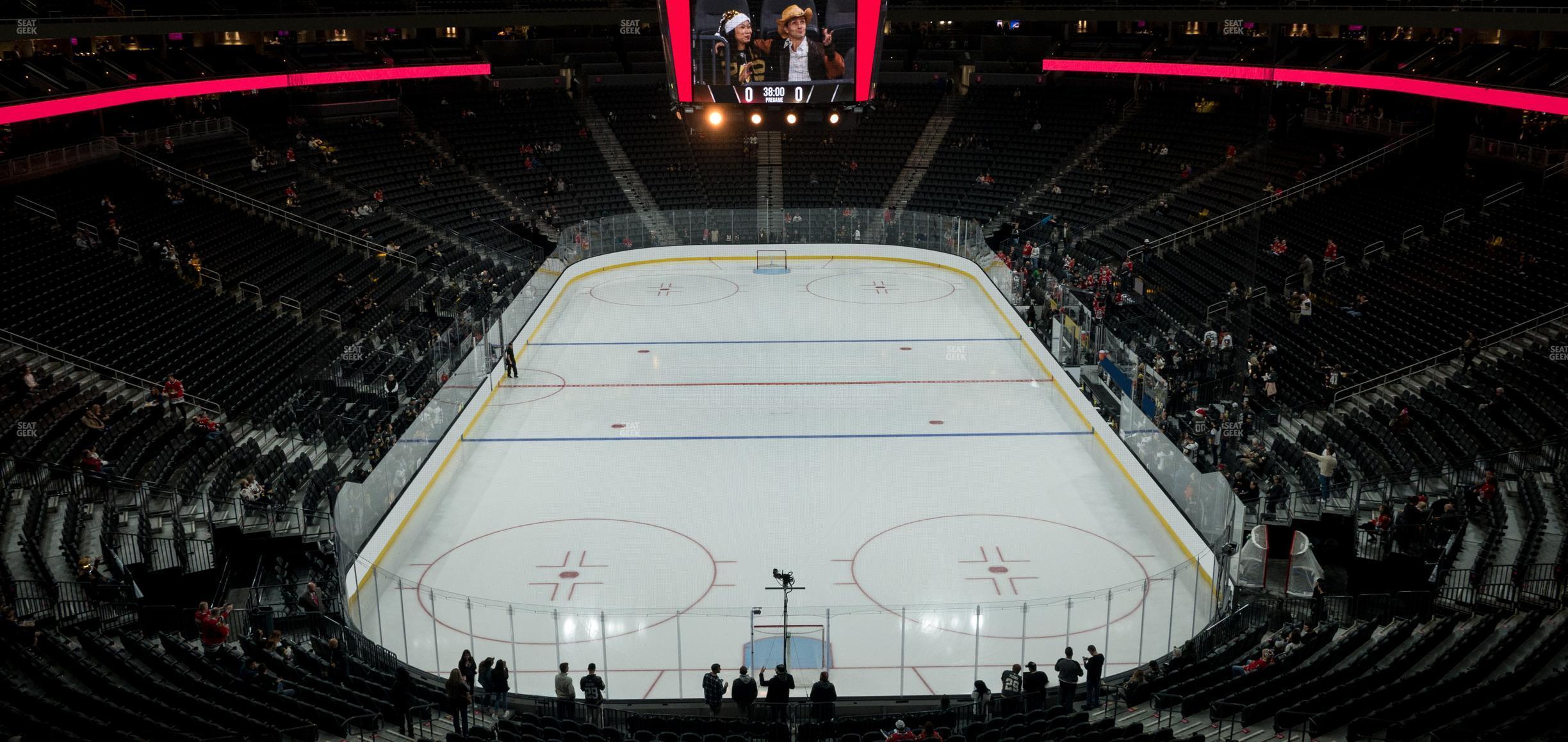 Seating view for T-Mobile Arena Section 101