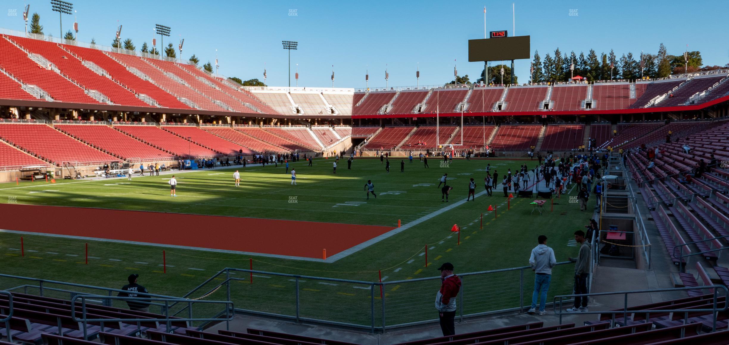 Seating view for Stanford Stadium Section 120