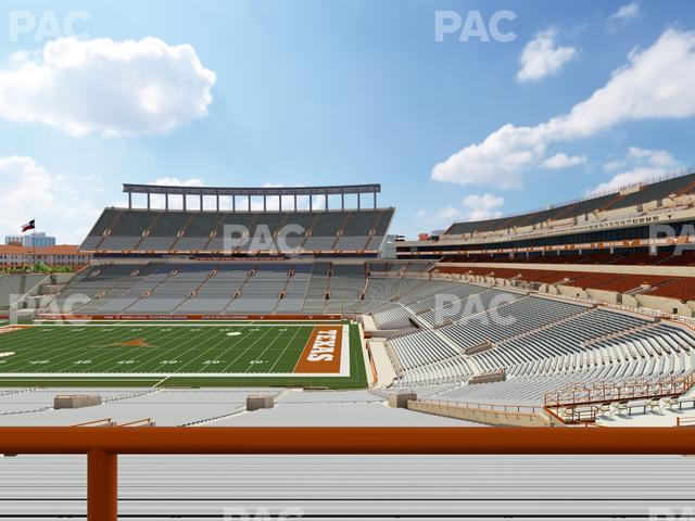 Seating view for Darrell K Royal - Texas Memorial Stadium Section 25