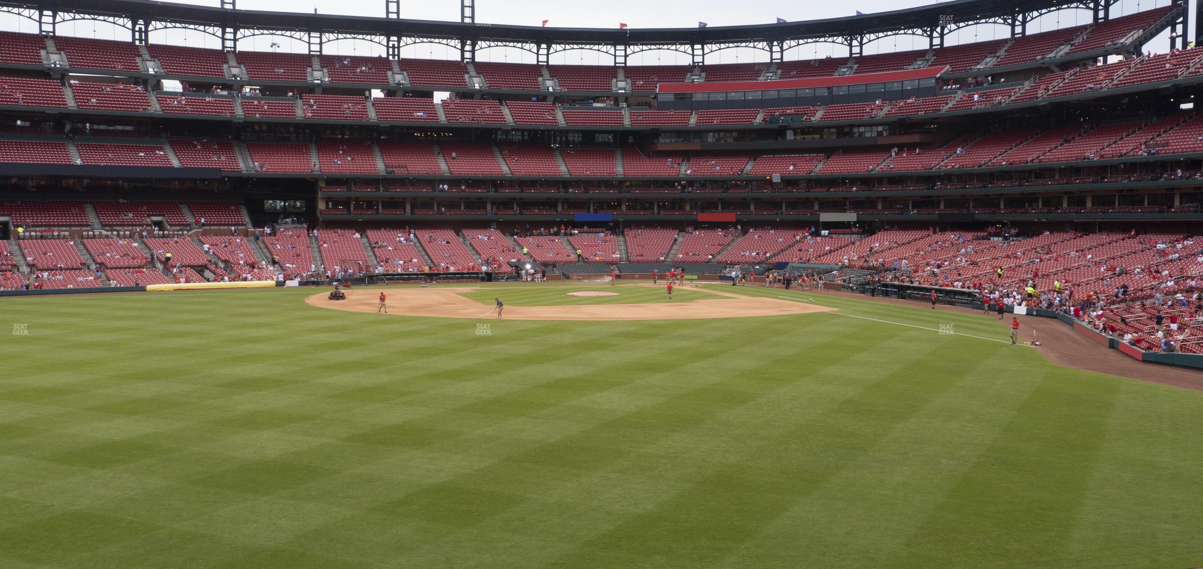 Seating view for Busch Stadium Section Lower Left Field Bleachers 191