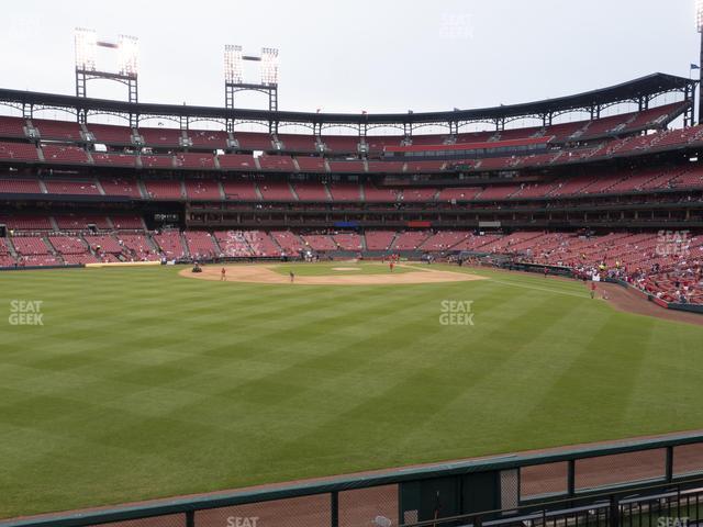 Seating view for Busch Stadium Section Lower Left Field Bleachers 191