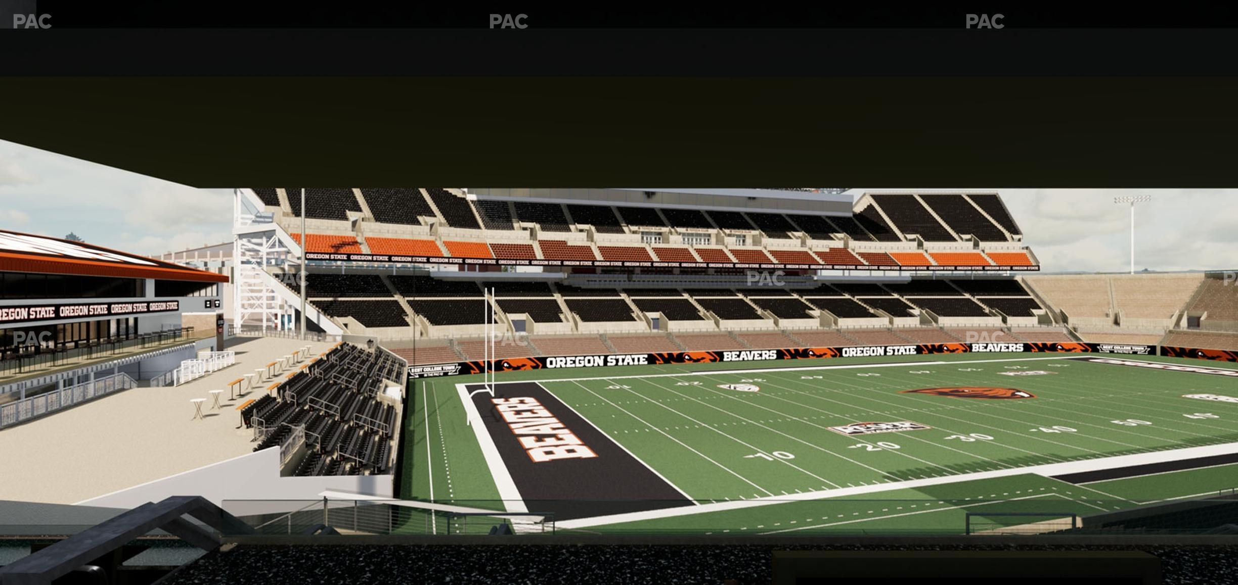 Seating view for Reser Stadium Section West Loge 39