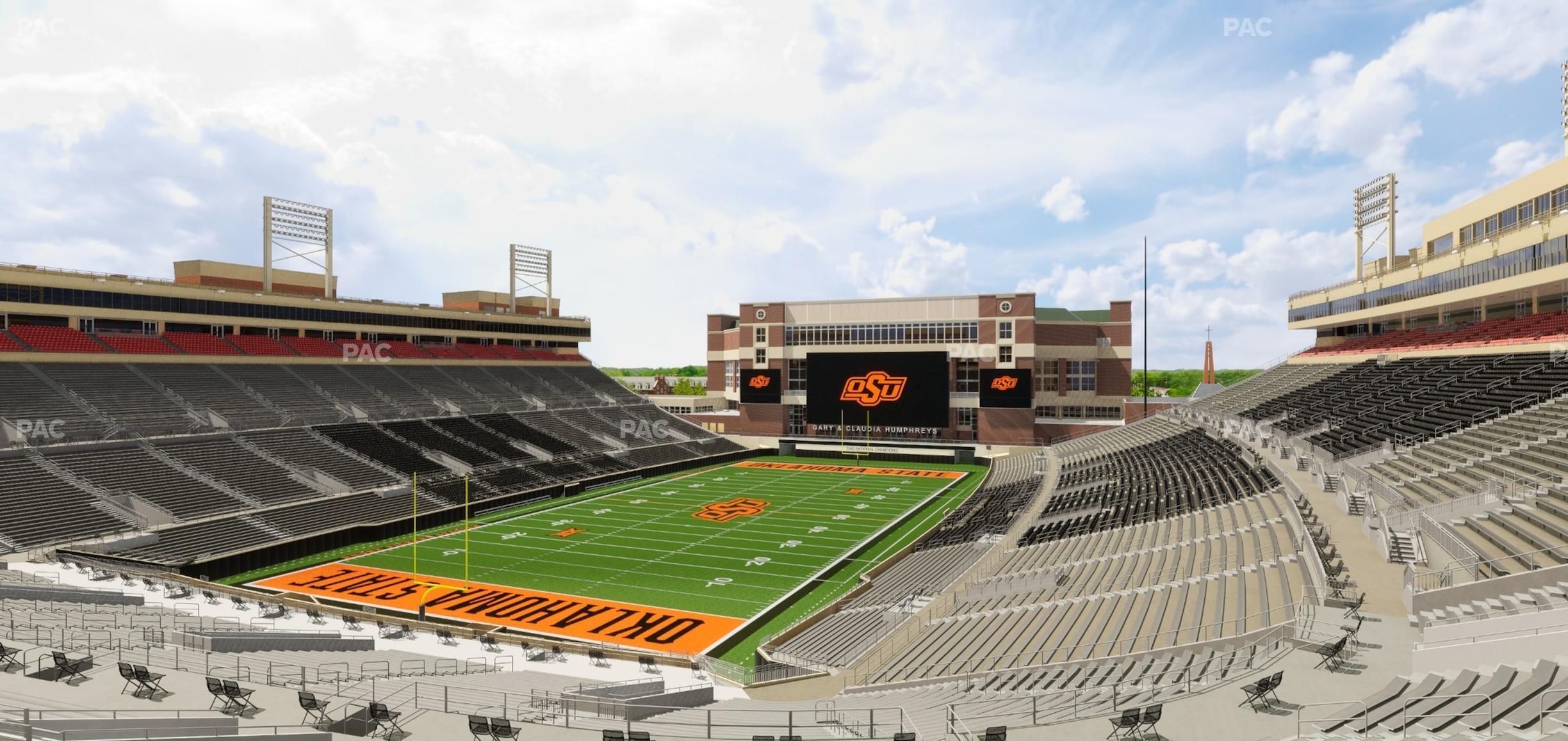 Seating view for Boone Pickens Stadium Section 216