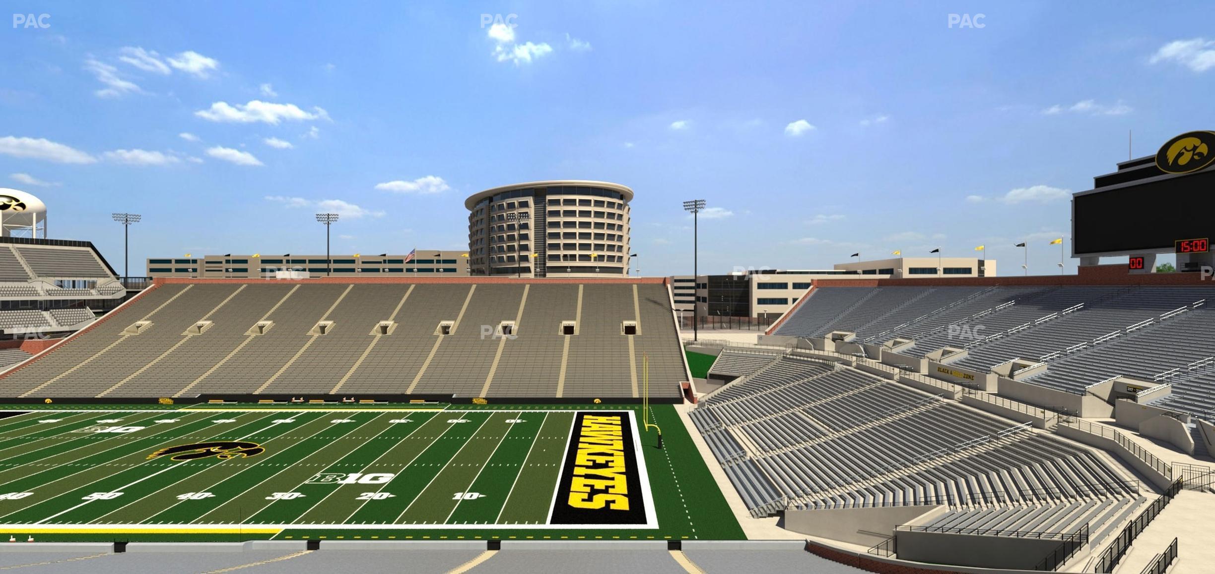 Seating view for Kinnick Stadium Section 123