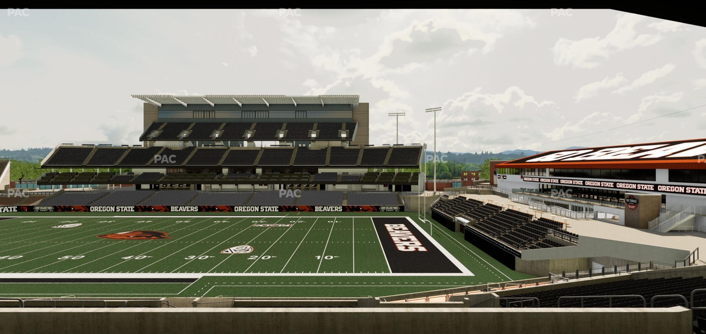 Seating view for Reser Stadium Section 113