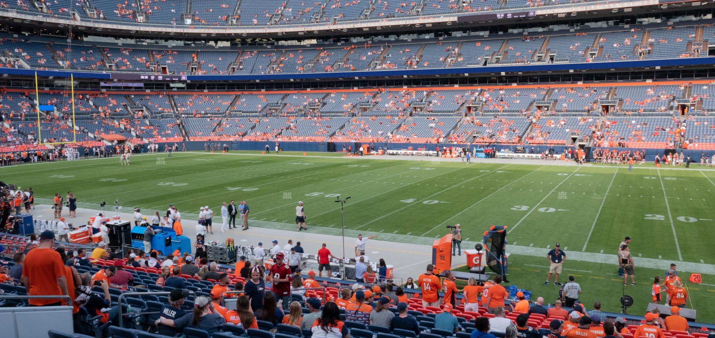 Seating view for Empower Field at Mile High Section 103