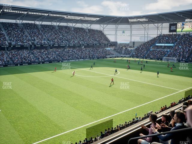 Seating view for Allianz Field Section 137