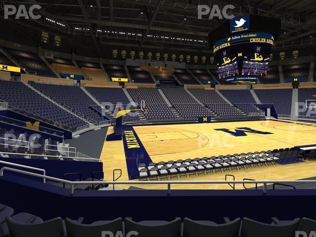 Seating view for Crisler Center Section 126