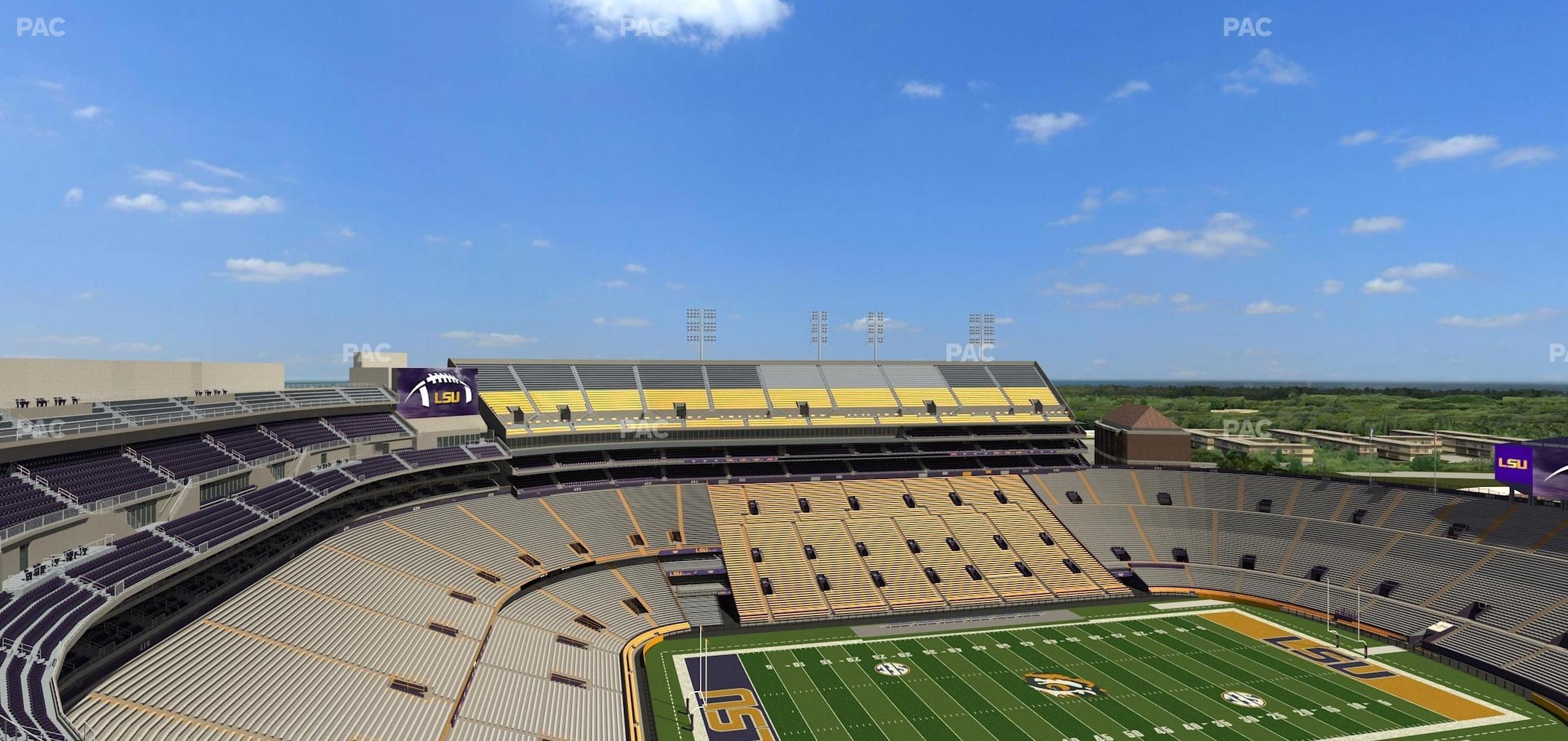 Seating view for Tiger Stadium Section 641