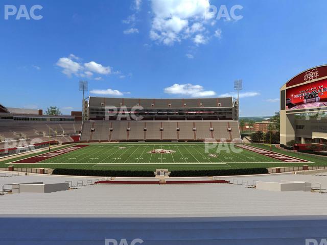 Seating view for Davis Wade Stadium Section 4