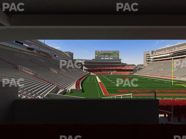 Seating view for Razorback Stadium Section 135