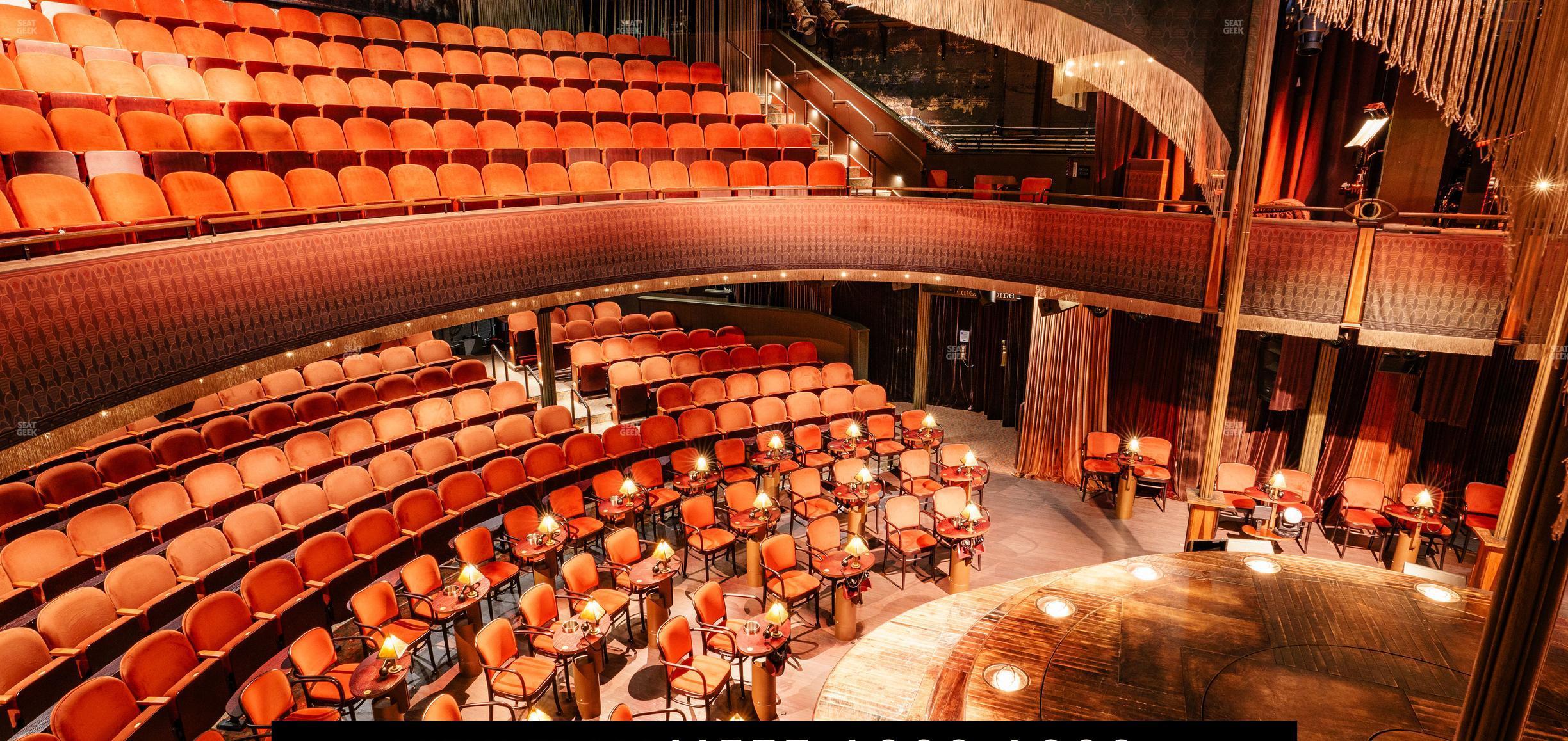 Seating view for August Wilson Theatre Section Mezzanine Table Seating 2