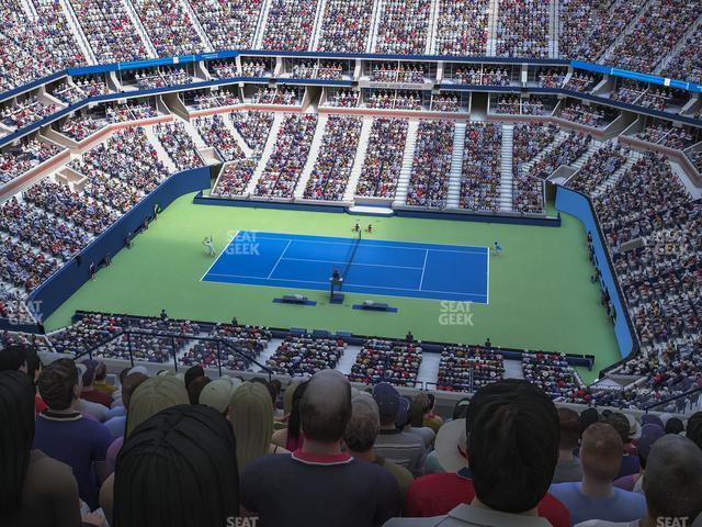 Seating view for Arthur Ashe Stadium Section 332