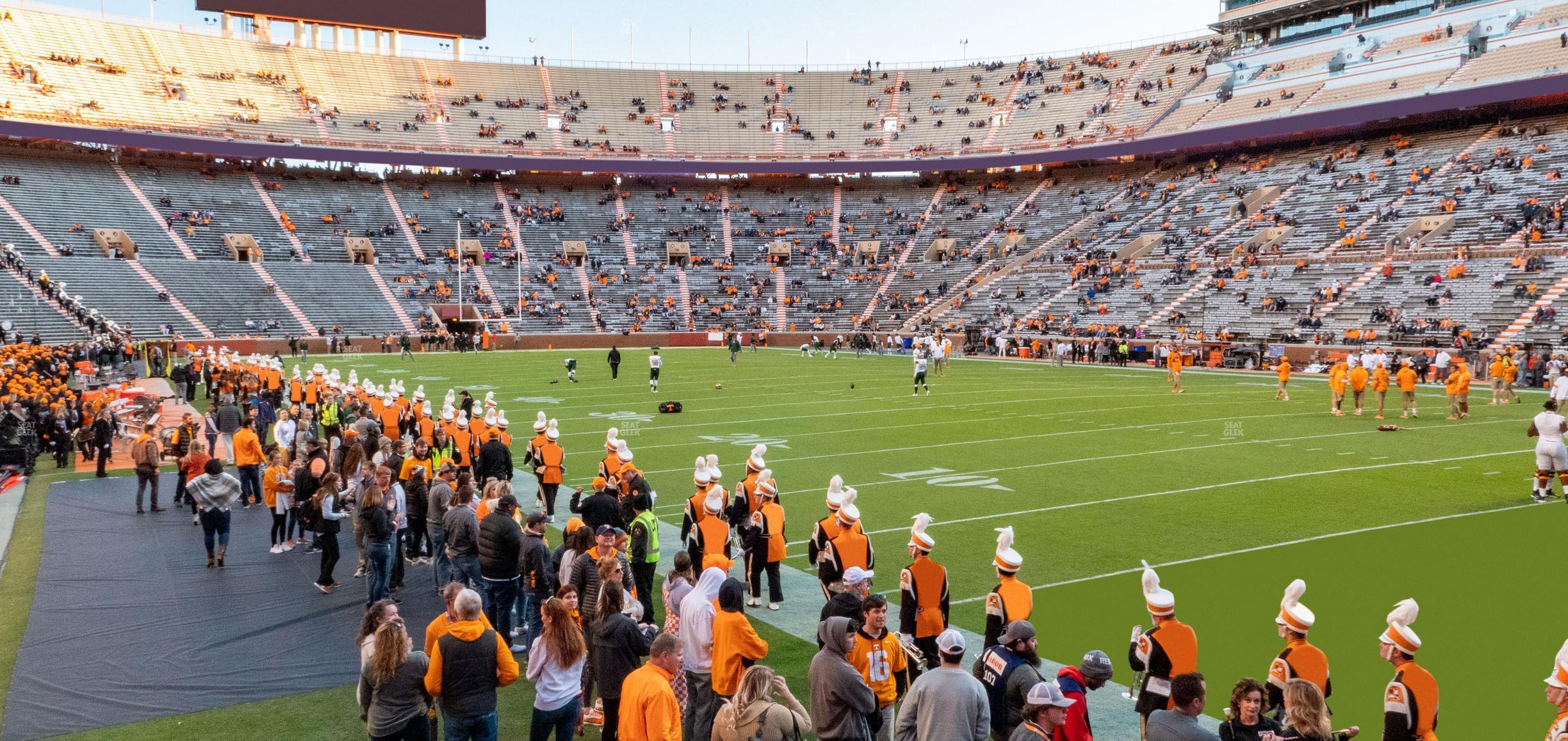 Seating view for Neyland Stadium Section Nt 18