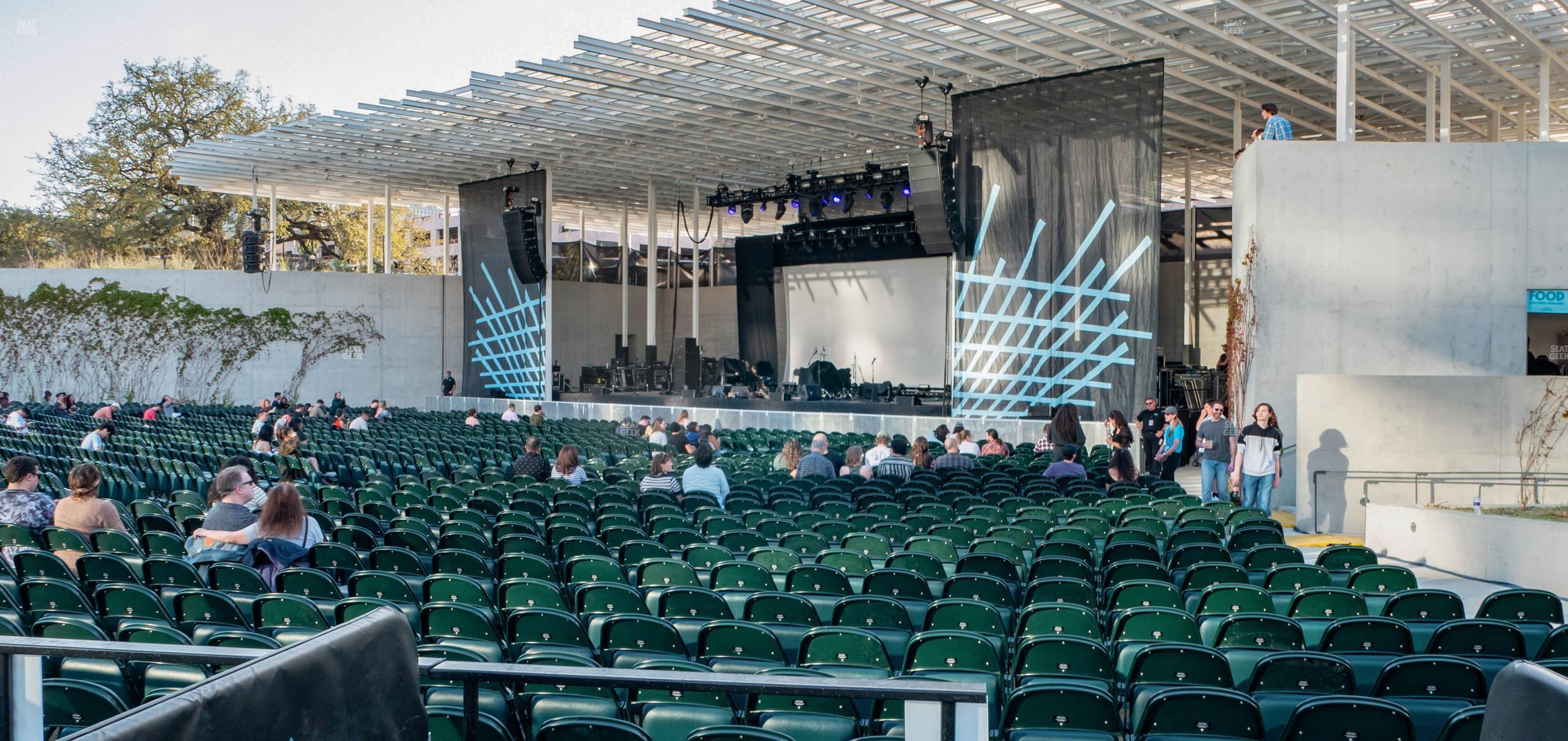 Seating view for Moody Amphitheater Section 201