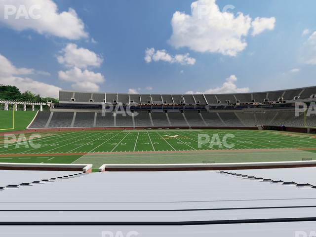 Seating view for Scott Stadium Section 126