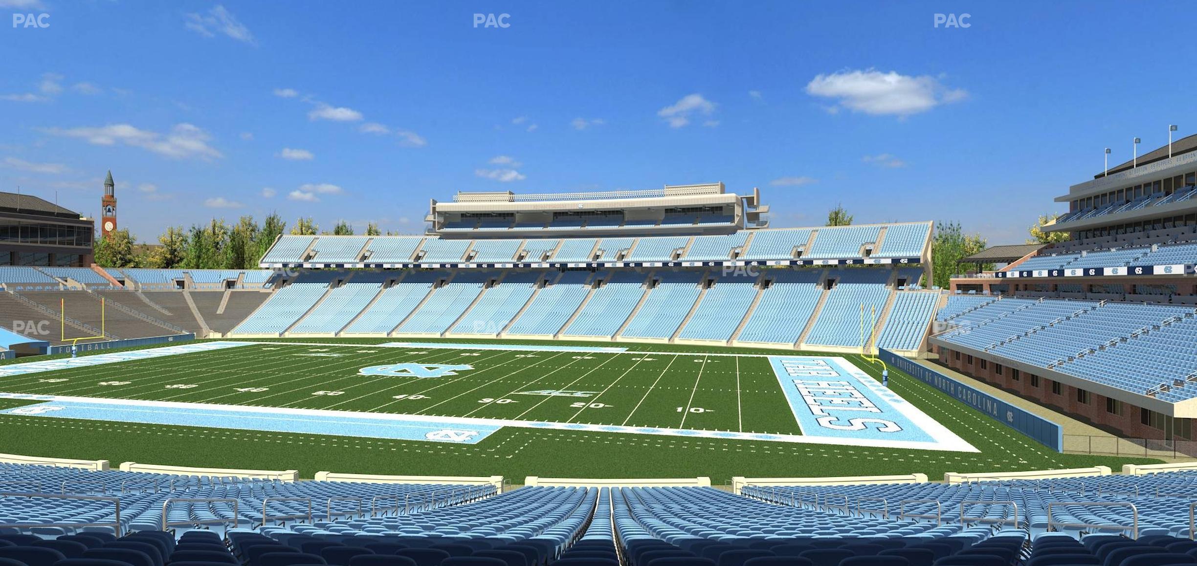 Seating view for Kenan Memorial Stadium Section 128