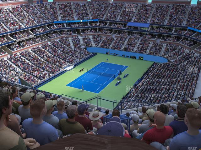 Seating view for Arthur Ashe Stadium Section 324