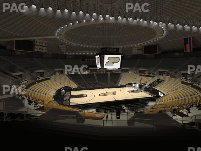 Seating view for Mackey Arena Section Upper 102