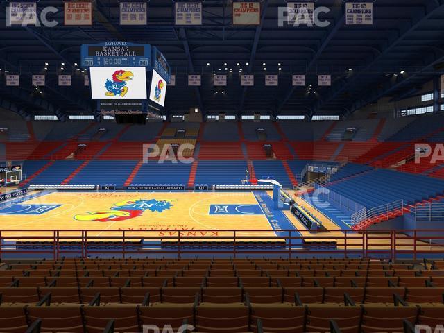 Seating view for Allen Fieldhouse Section 5