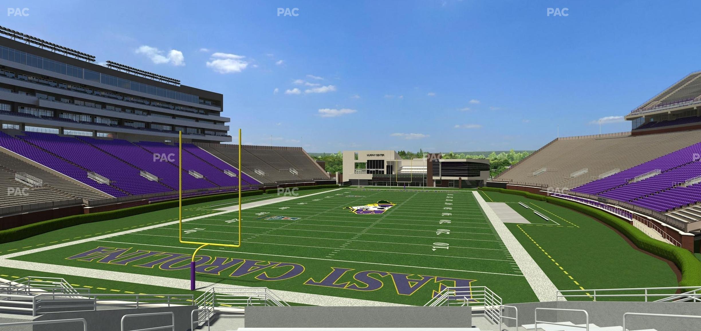 Seating view for Dowdy-Ficklen Stadium Section 25